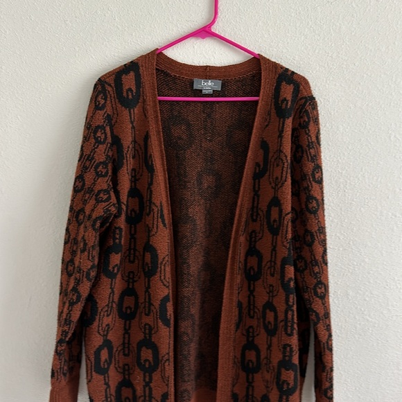 Belle by belldini sweater cardigan large - Picture 2 of 6